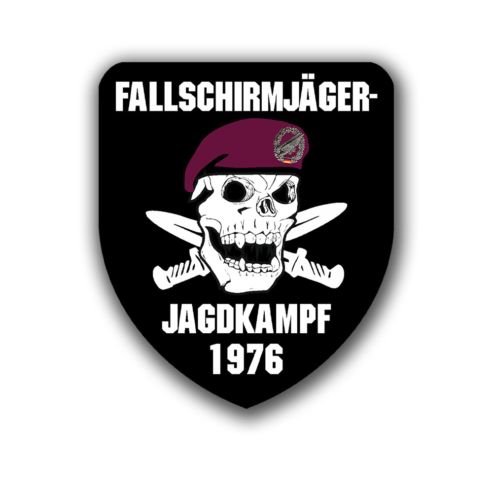 Aufkleber 10x8,5cm FschJg Jagdkampf 1976 #K03802