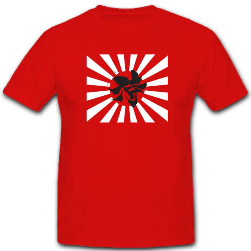 Schriftzeichen Samurai Japan Japanischer Soldat Krieger Kämpfer - T Shirt #2999