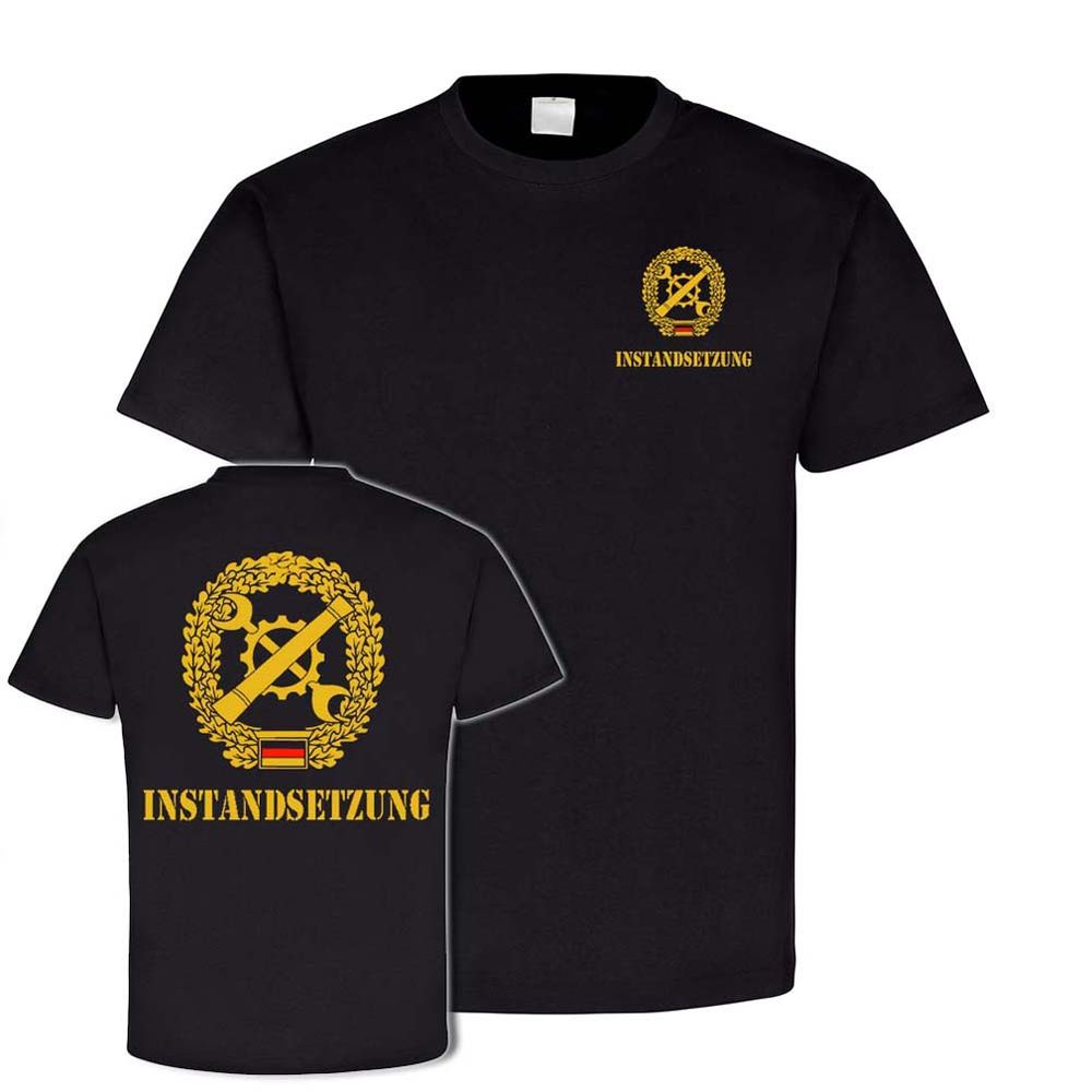 T Shirt Instandsetzung Budneswehr Abzeichen Wappen Emblem Bund Fahrzeuge  #24085
