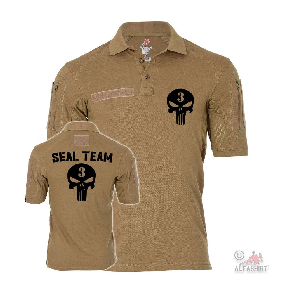 Tactical Polo Seal Team American Sniper Navy Seals Infidel T-Shirt # 36713