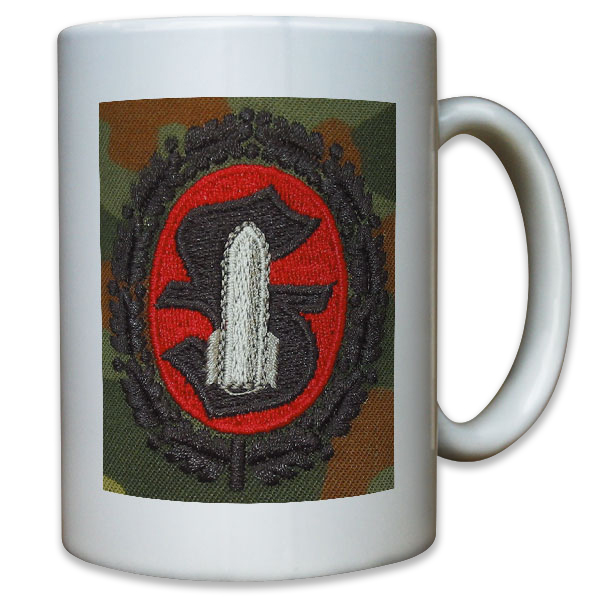 Abzeichen Munitions Fachpersonal Flecktarn MunPers Aufnäher - Tasse #10941