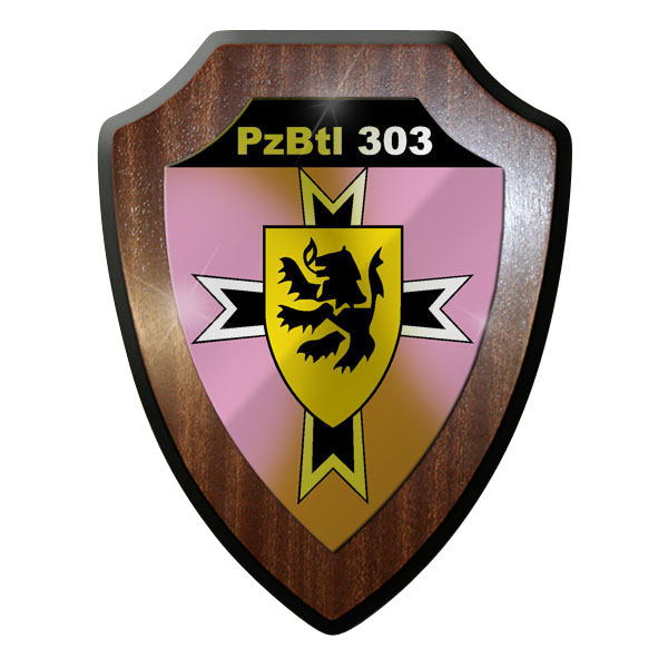 Wappenschild -PzBtl 303 Panzerbataillon Panzer Bataillon Bundeswehr #9336