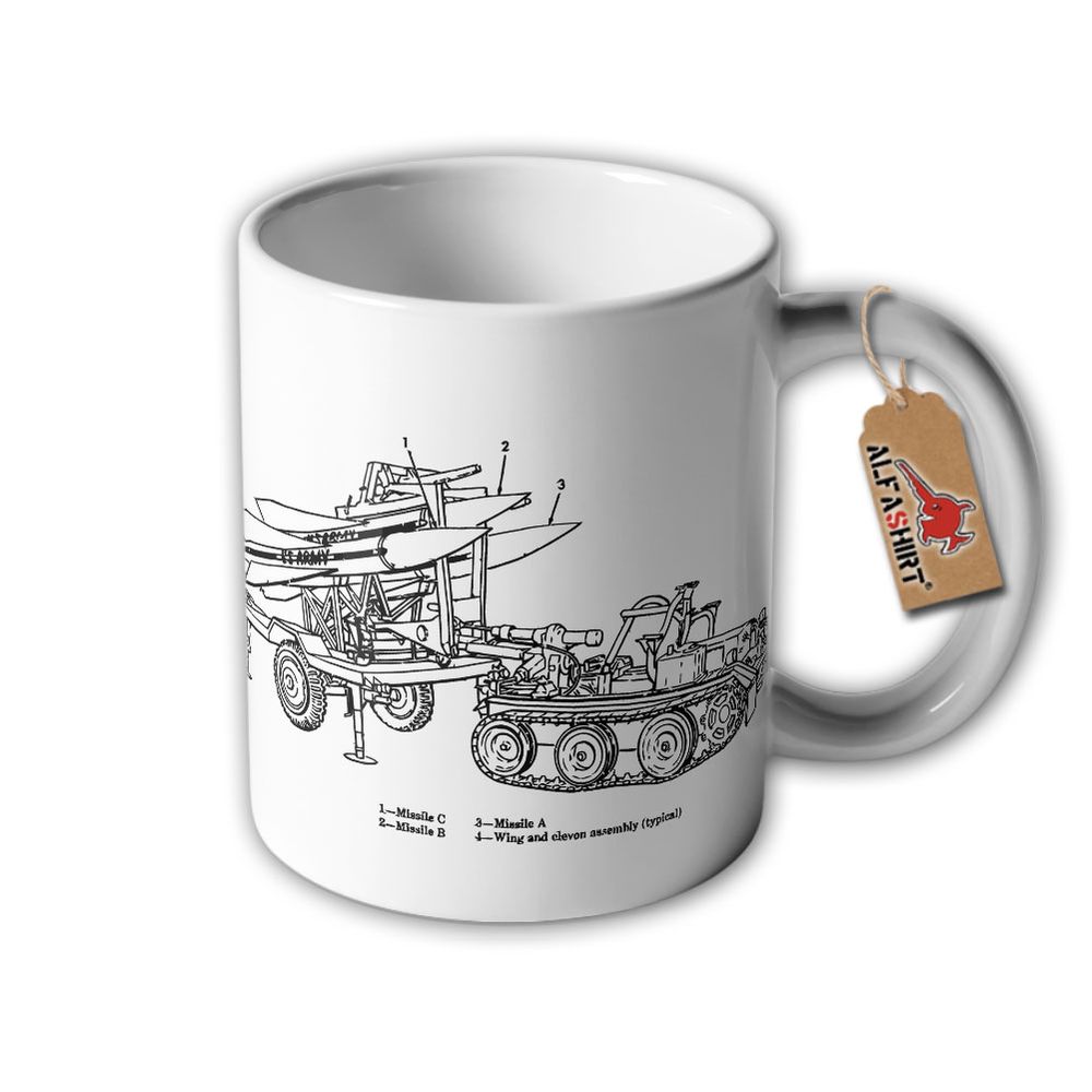 Tasse MIM-23 HAWK Loader Rakete Luftwaffe US Army Lenkflugkörper LFK #32894