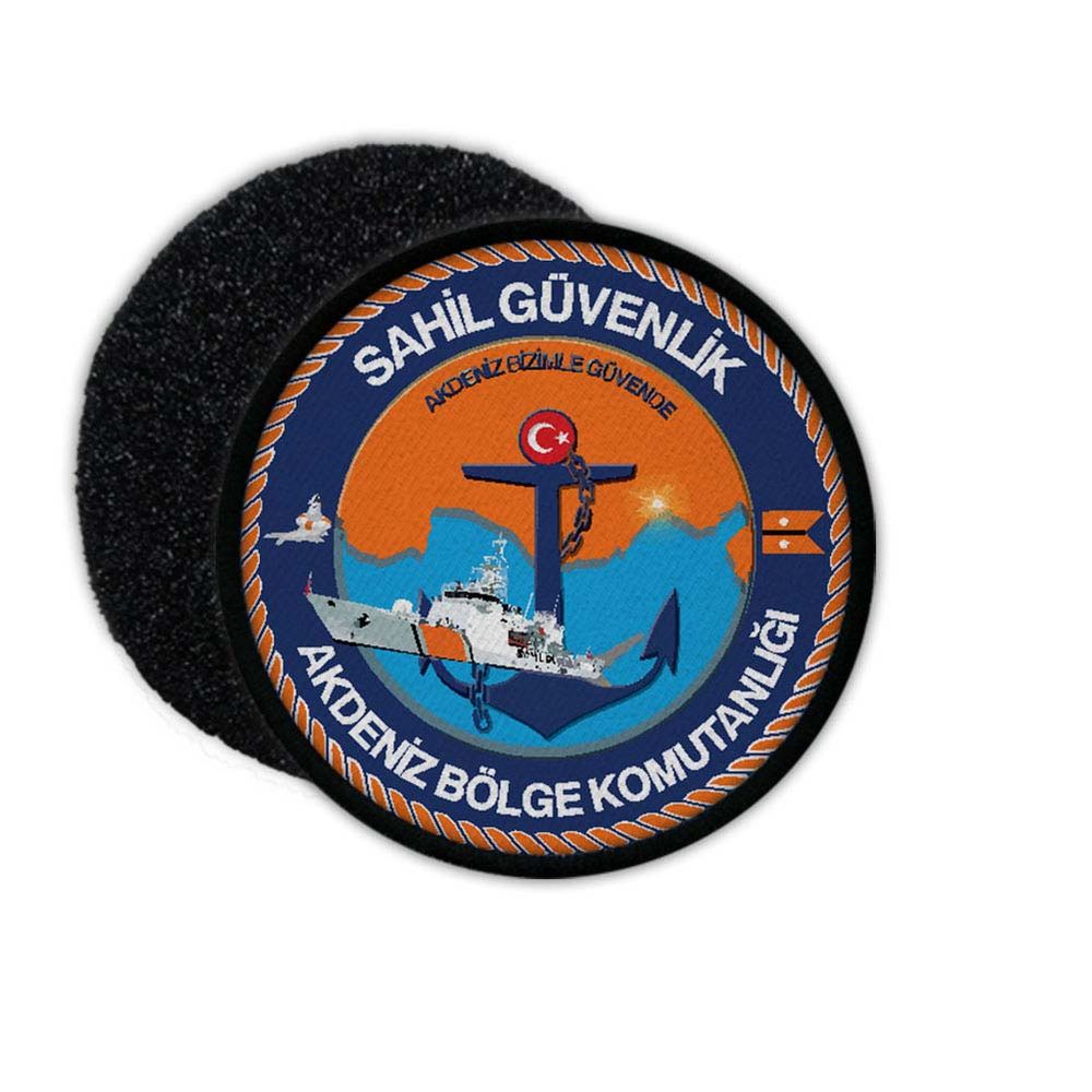 SAHIL GÜVENLIK AKDENIZ BÖLGE KOMUTANLIGI Patch Türkiye Halbmond Stern #24725