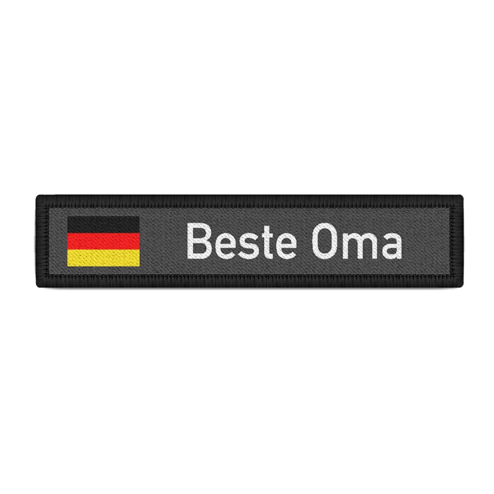 Patch Namensschild Beste Oma Deutschlands Großmutter Geschenk Enkel #30902