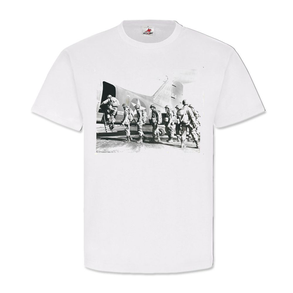 US Army Fallschirmspringer Bomber Willys Flugzeug Truppe Einheit D-Day #22205