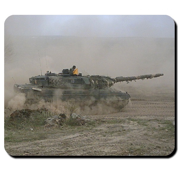 Leopard 2A6 Kapfpanzer Bundeswehr Deutschland PzBtl Panzer - Mauspad #9769