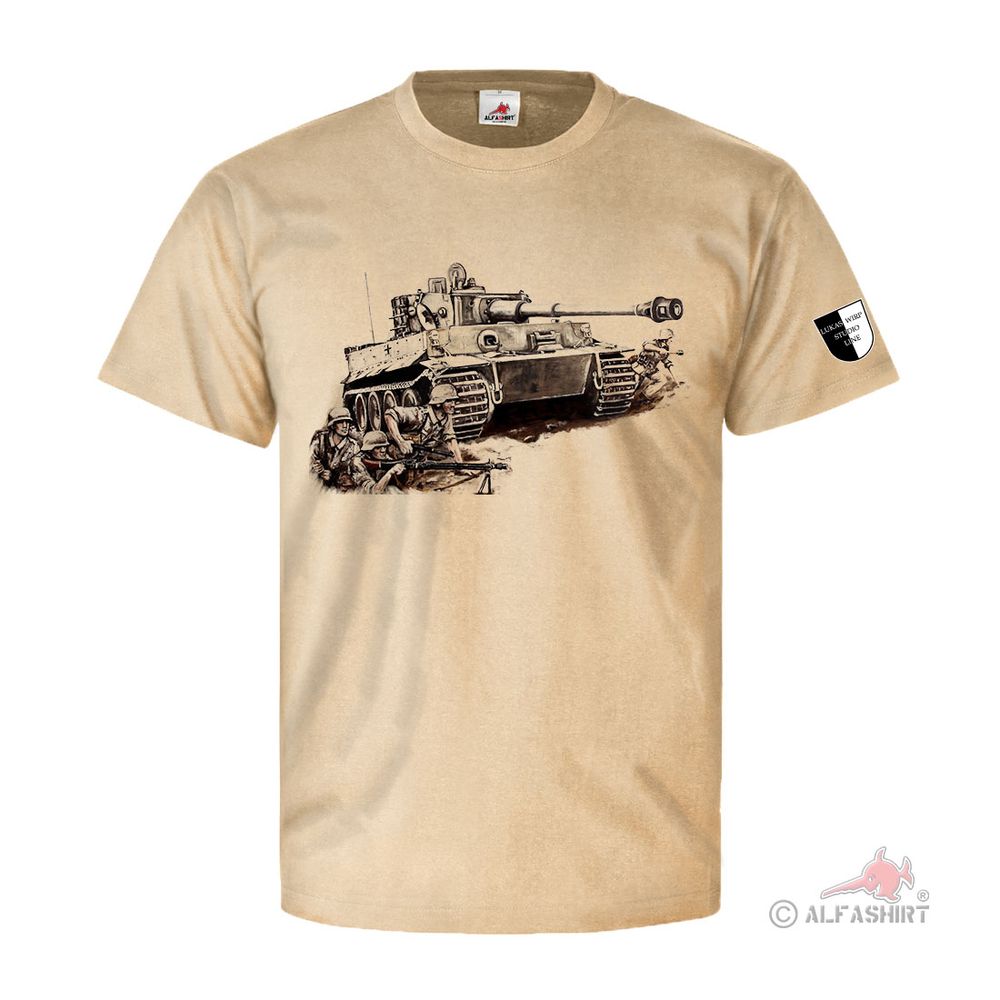 Lukas Wirp Tiger Afrika Panzer Soldaten Corps Wüste Königstiger T Shirt #26729