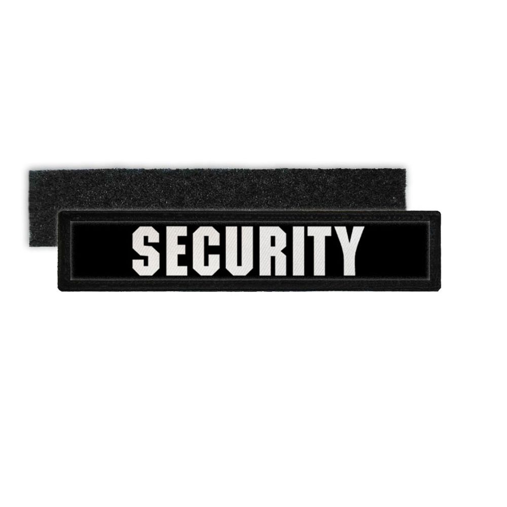 Patch Security Namensschild Sicherheitsdienst Ordner Bodyguard Aufnäher #23783