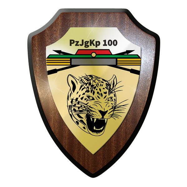 Wappenschild - PzJgKp 100 Panzerjäger Kompanie 100 Bundeswehr - #11744