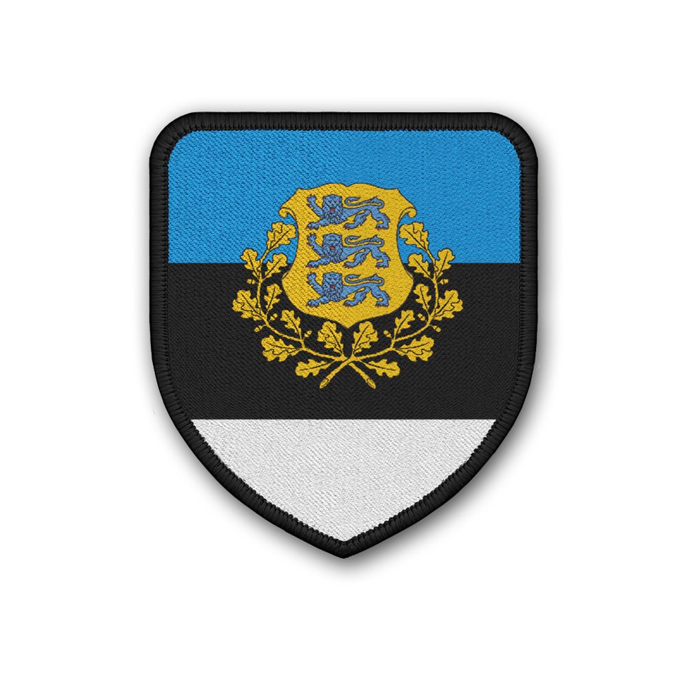 Patch Estonia Tallinn Oak Leaf Lion Ratas Badge Emblem #21932
