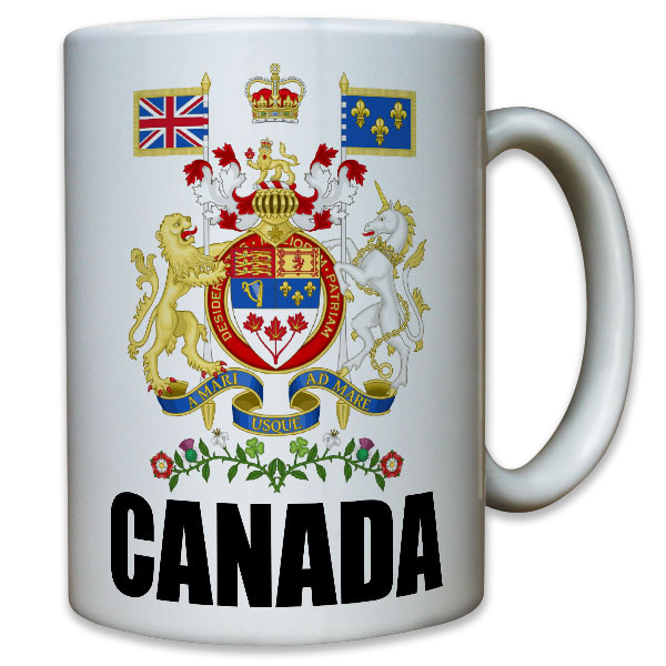 CANADA Kanada Wappen Abzeichen Heimat Emblem Sammler - Tasse #10391 T