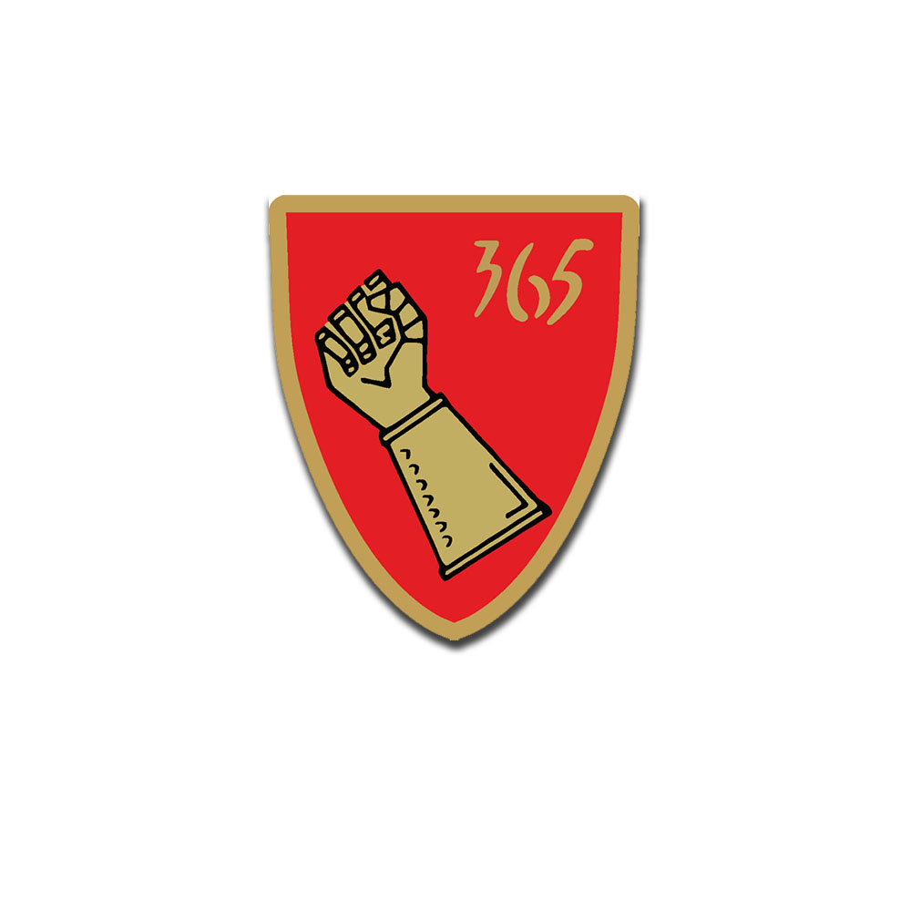 Sticker Panzer Battalion 365 PzArtBtl Walldürn BaWü 12x10cm A5191