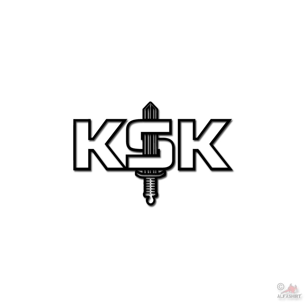 Sticker KSK Kommando Spezialkräfte BW Military Army Soldiers 10x7cm # 26544