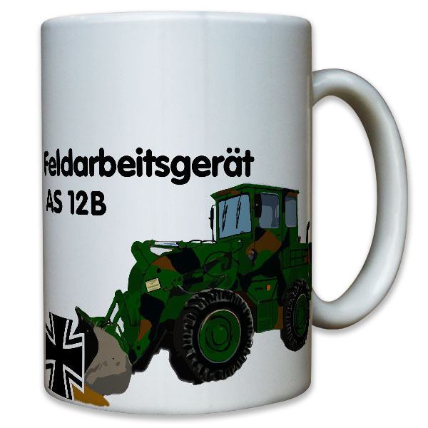 AS 12B Feldarbeitsgerät Bagger Stapler Ahl Schwenklader Bw - Tasse #8784