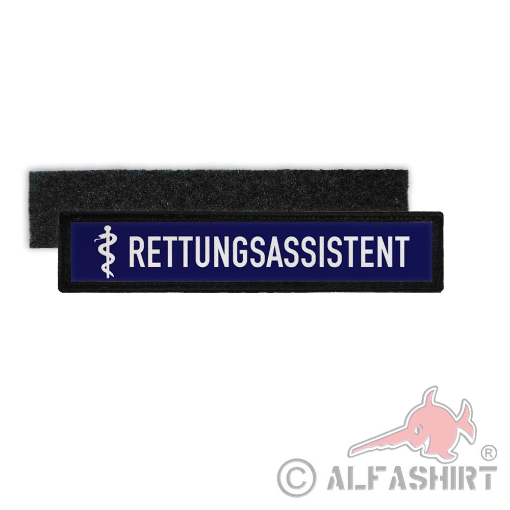 Namenspatch Rettungsassistent Not San Sanitäter Bekleidung Uniform #31583