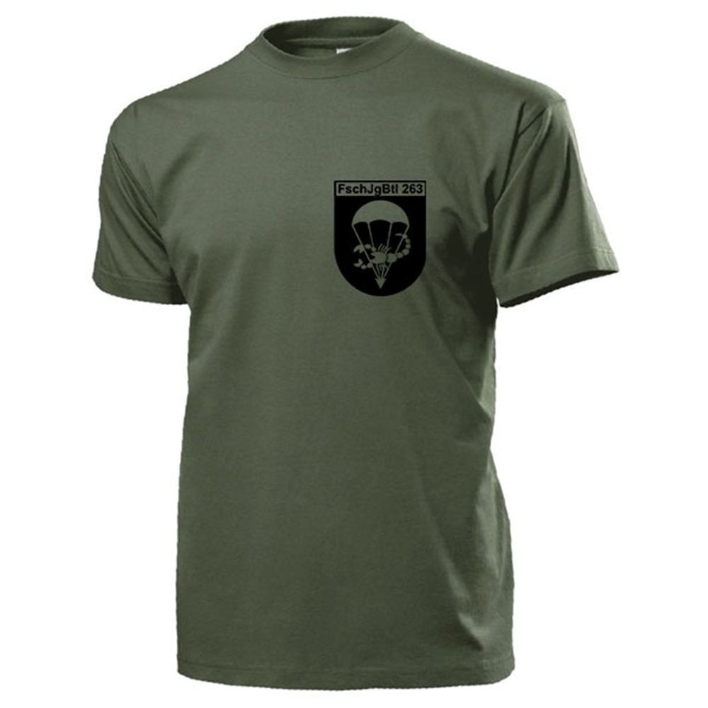 FschJgBtl 263 Brust Fallschirmjägerbataillon 263 Fallschirmjäger- T Shirt #18188