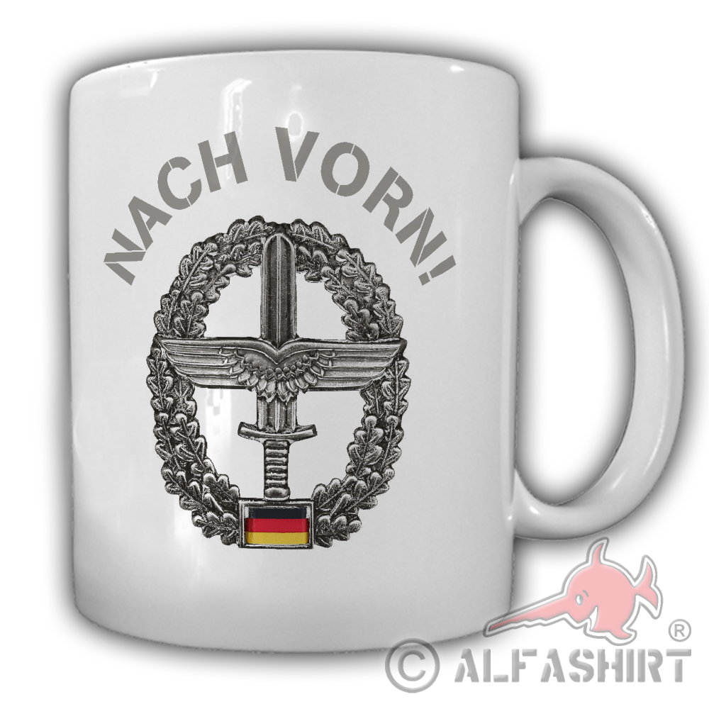 Heeresfliegertruppe Nach vorn Bundeswehr BW Schlachtruf - Tasse #26588