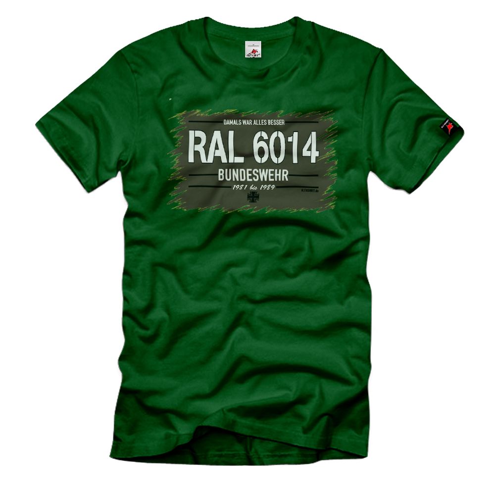 RAL 6014 Service Personalized BW Bundeswehr color color T-shirt # 34641