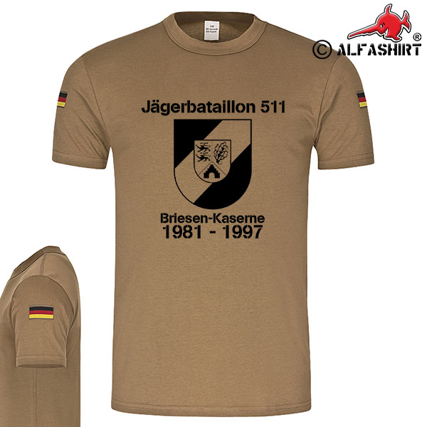 BW Tropen JgBtl 511 Jägerbataillon Jäger Btl Briesen-Kaserne BW Wappen #15436