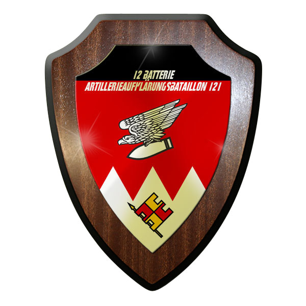 Wappenschild - Batterie Artillerie Aufklärungs Bataillon 121 Bundeswehr - #11726