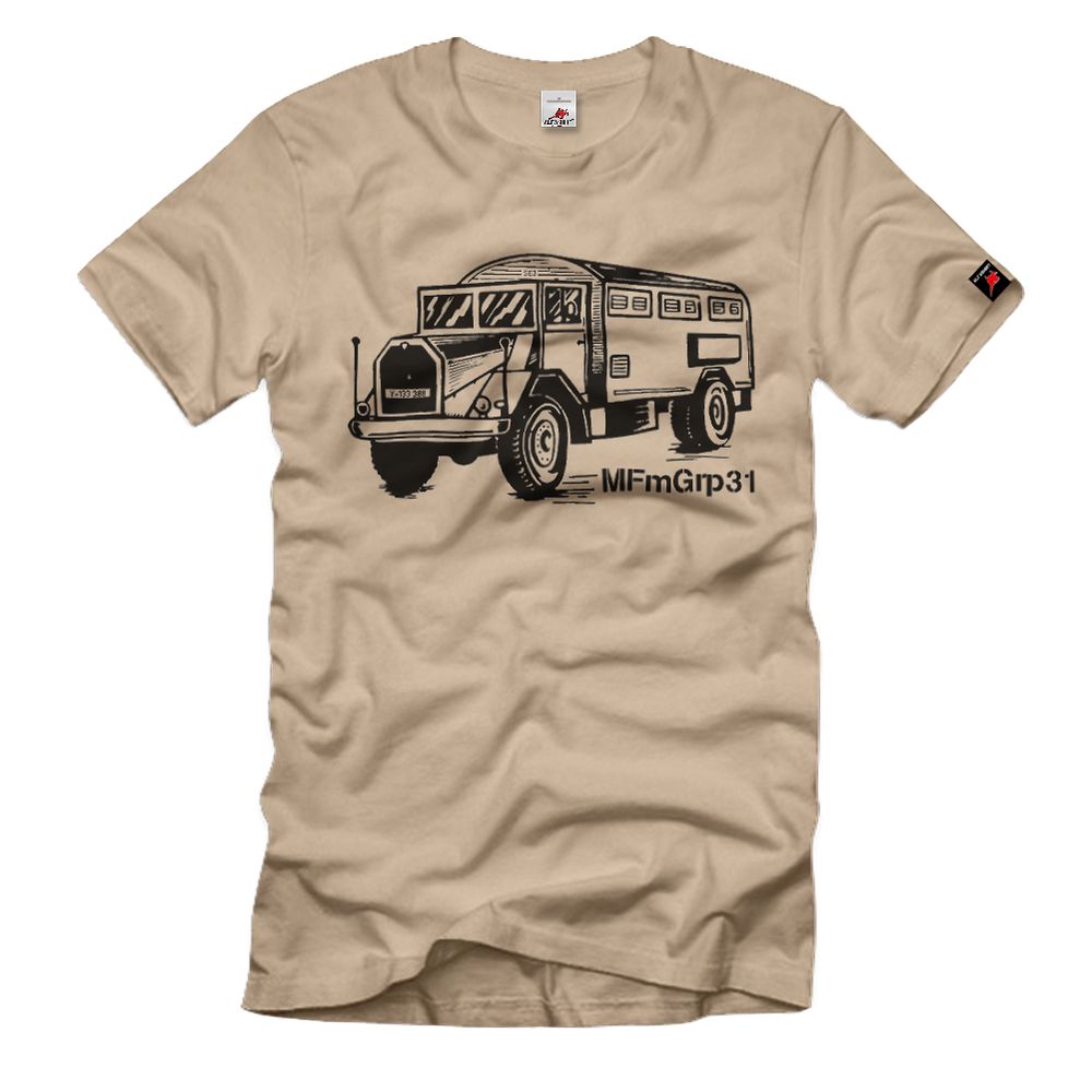 MFmGrp31 Nieby Marinefernmeldegruppe militärischer LKW T-Shirt #35480