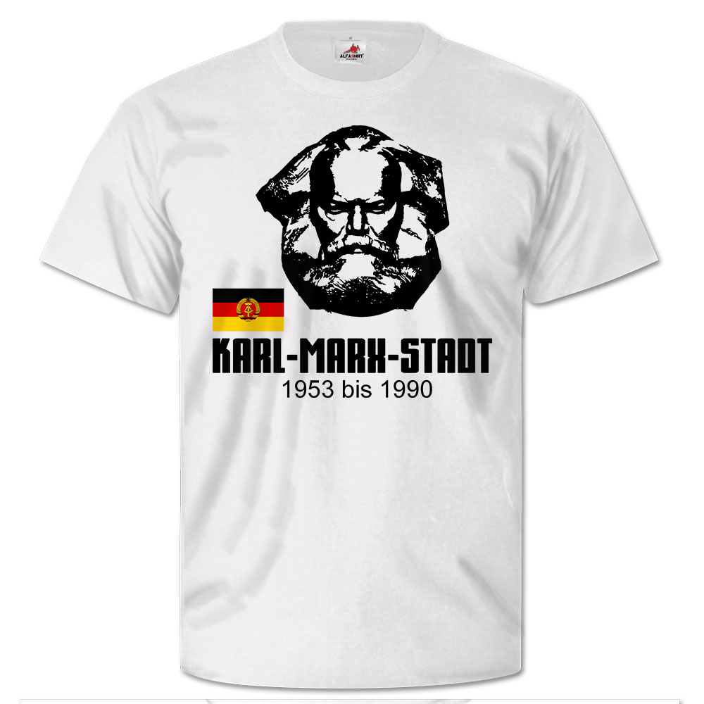 Karl-Marx-Stadt Chemnitz Monument DDR Ost Deutschland - T Shirt #25926
