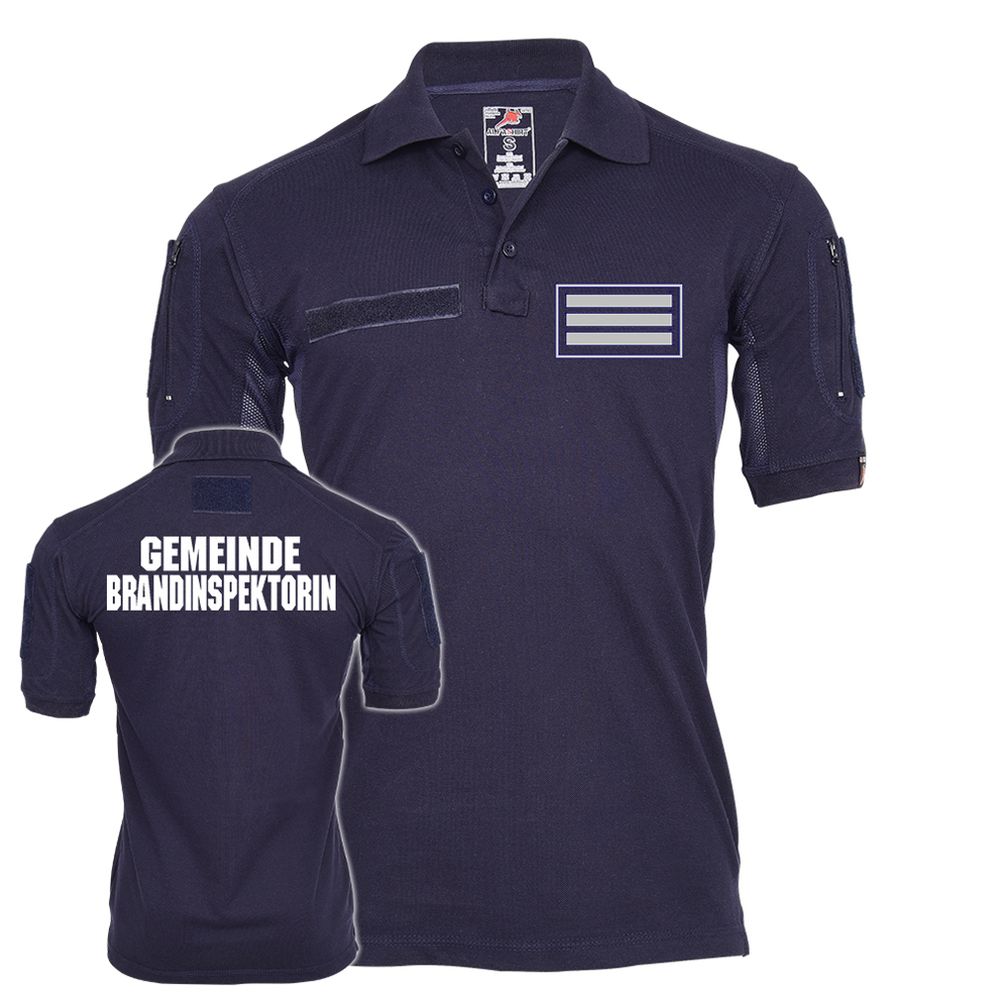 Tactical Polo Shirt Gemeinde Brandinspektorin Arbeitskleidung Feuerwehr #23538