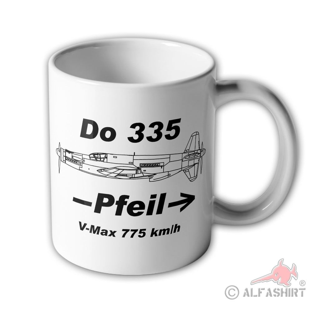 Tasse Do335 Pfeil Luftwaffe schnellstes Kolbenmotor Flugzeug #43527