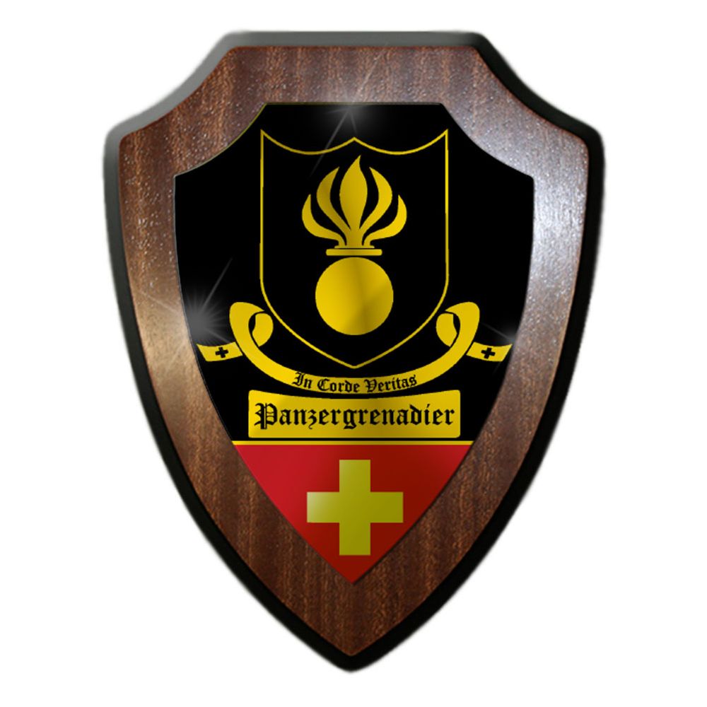 Wappenschild Panzergrenadier dran drauf drüber Mader SPZ Bundeswehr #32619