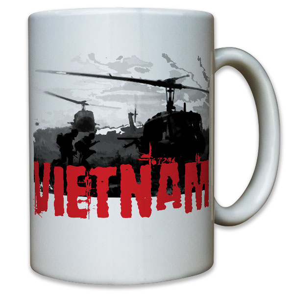Vietnam War War United States Helicopter Helicopter - Mug # 9936