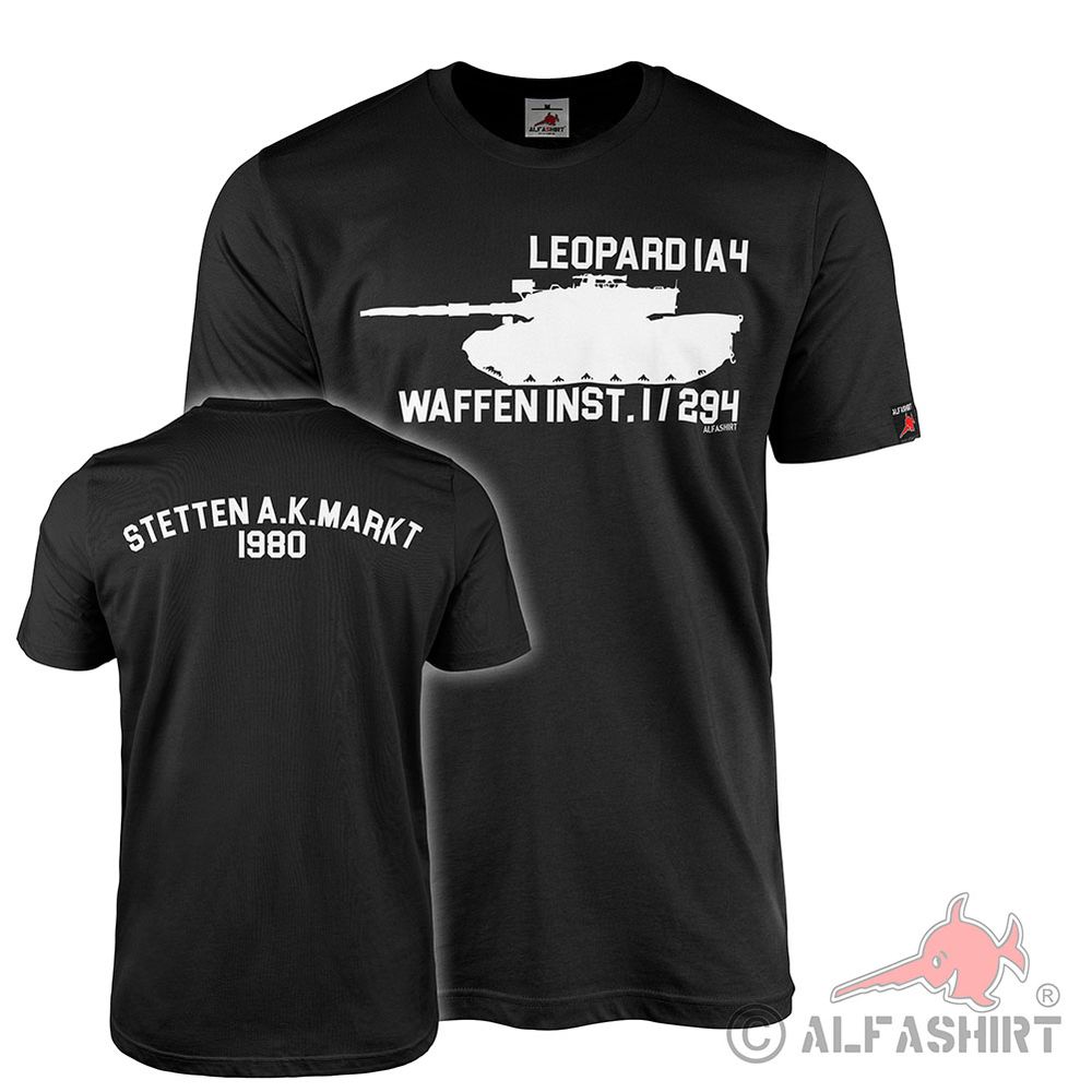 Leopard 1A4 Leo Bundeswehr Panzer-Bataillon Waffe Besatzung T-Shirt#38768