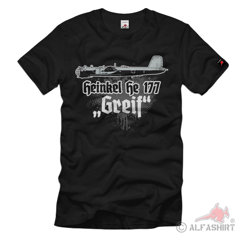 He 177 Greif Luftwaffe Heinkel-Bomber Flugzeug T-Shirt#1871