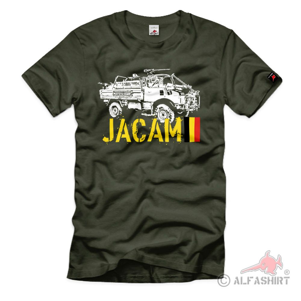 JACAM Belgium Mog long-range patrol mission Belgian Army T-Shirt#40350