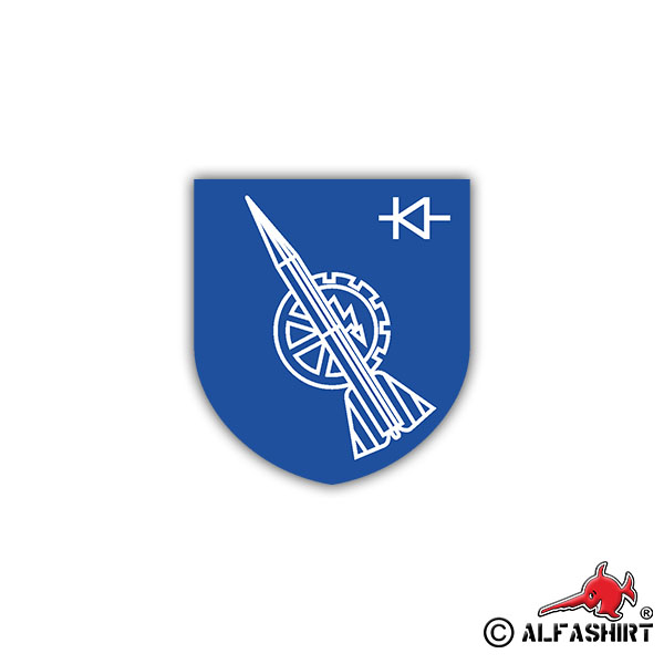 Sticker InstBtl 310 Badge BW Coat of Arms repair 6x7cm # A1016