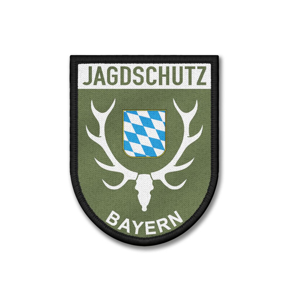Bayern Jagdschutz Patch  Wappen Raute Raute Jäger 9x7cm #44727