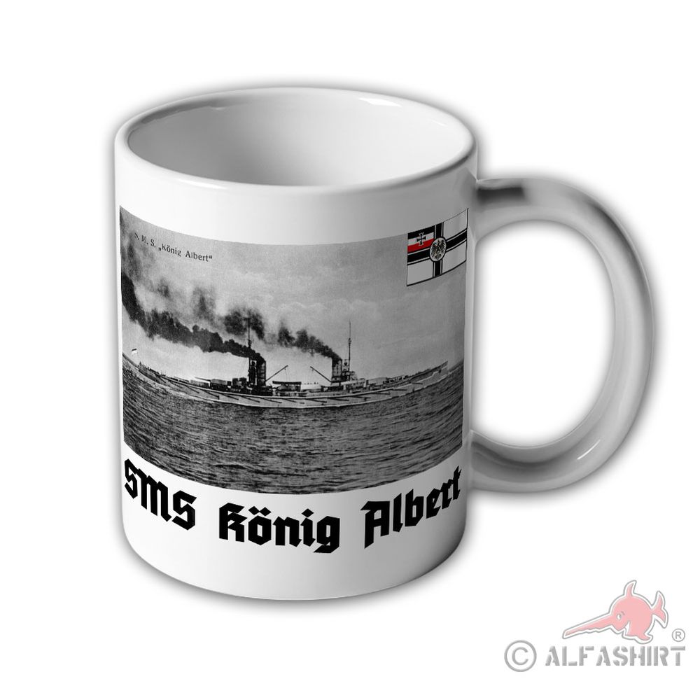 Tasse SMS König Albert Schiff der Kaiser Klasse Großlinienschiff Marine #31441