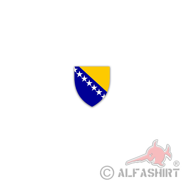 Aufkleber/Sticker Bosnien und Herzegowina Südosteuropa Sarajevo 6x7cm A2993
