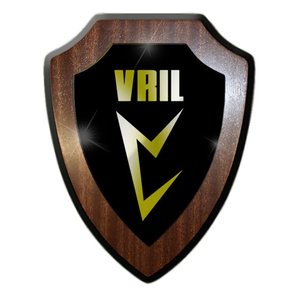 Wappenschild VRIL Typ2 Gesellschaft Wappen Blitz Geheim Bund Ufo Haunebu #23847