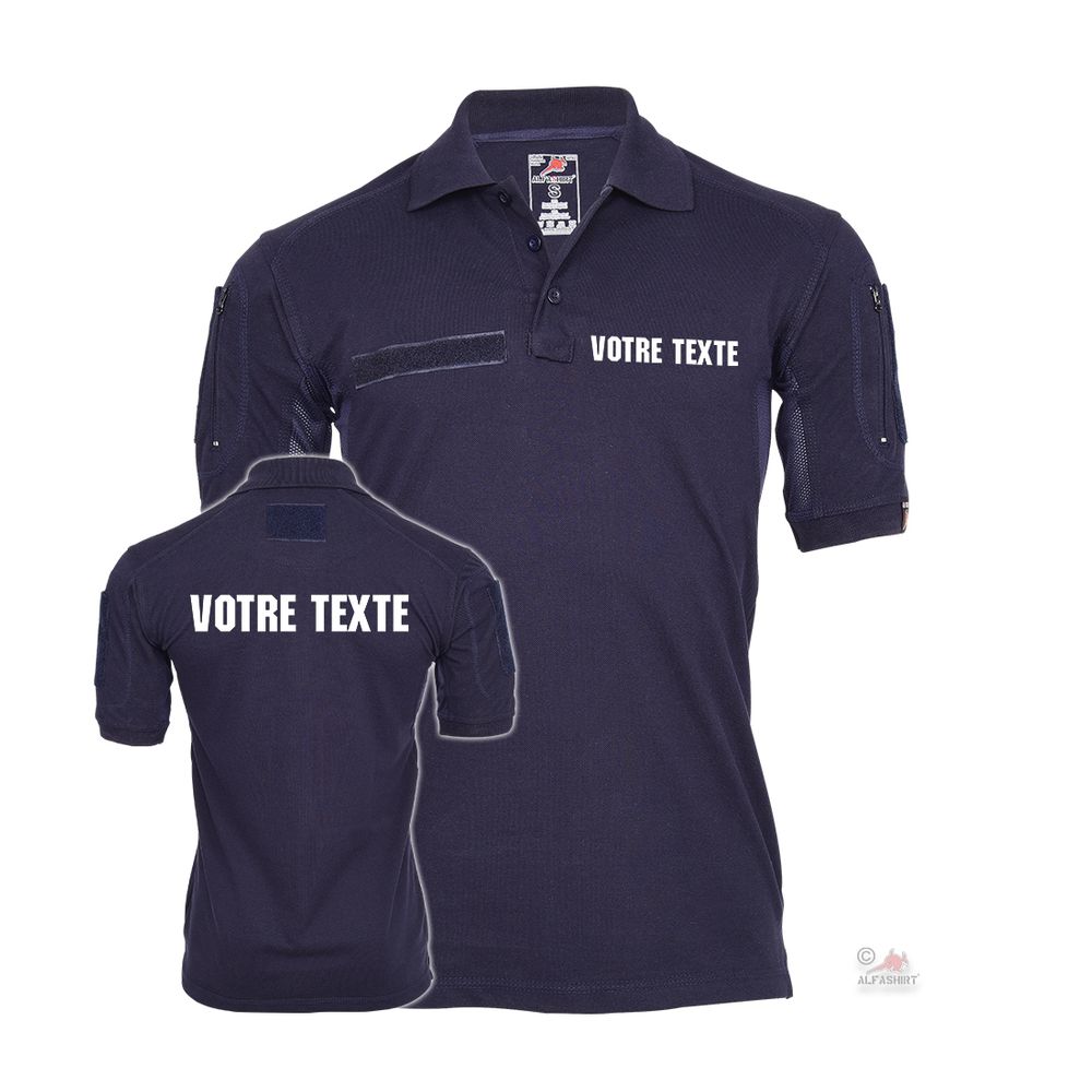 Tactical Polo Alfa personnalisable