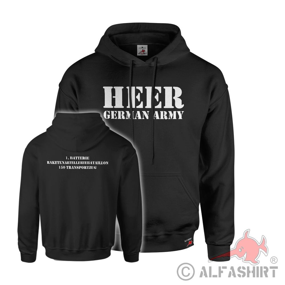 1. RakArtBtl 150 Heer German Battery Rocket Artillery Battalion Hoodie #44780