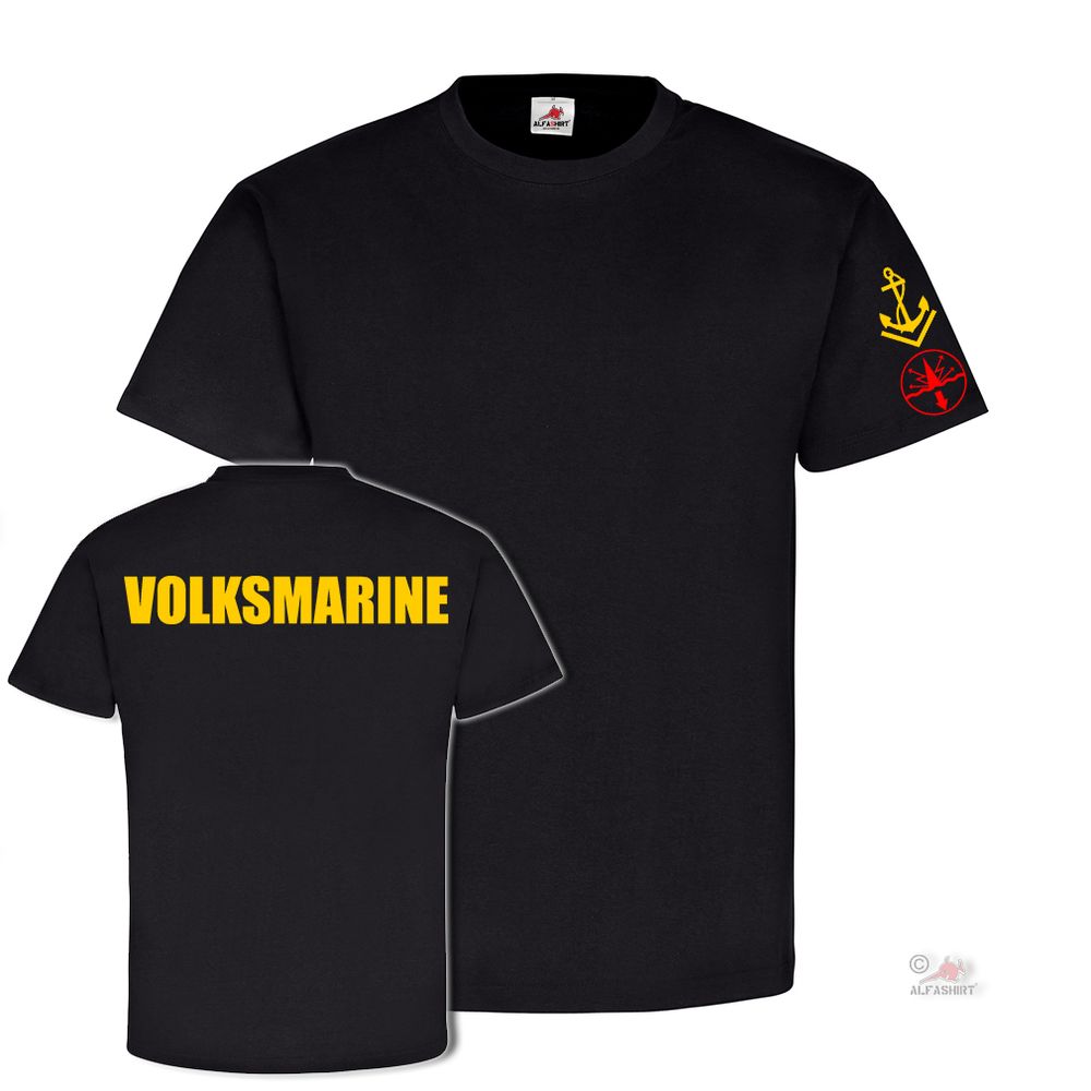 Volksmarine Funkmess Obermaat NVA Marine Sonderausbildung DDR - T Shirt #18744