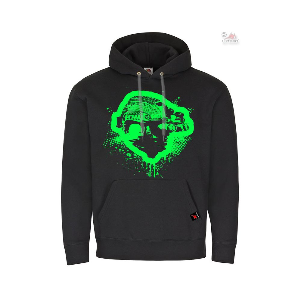 Hoodie Night-Stalker Nachtsicht-Gerät Halfcut Helm Tactical Soldat Army #36685