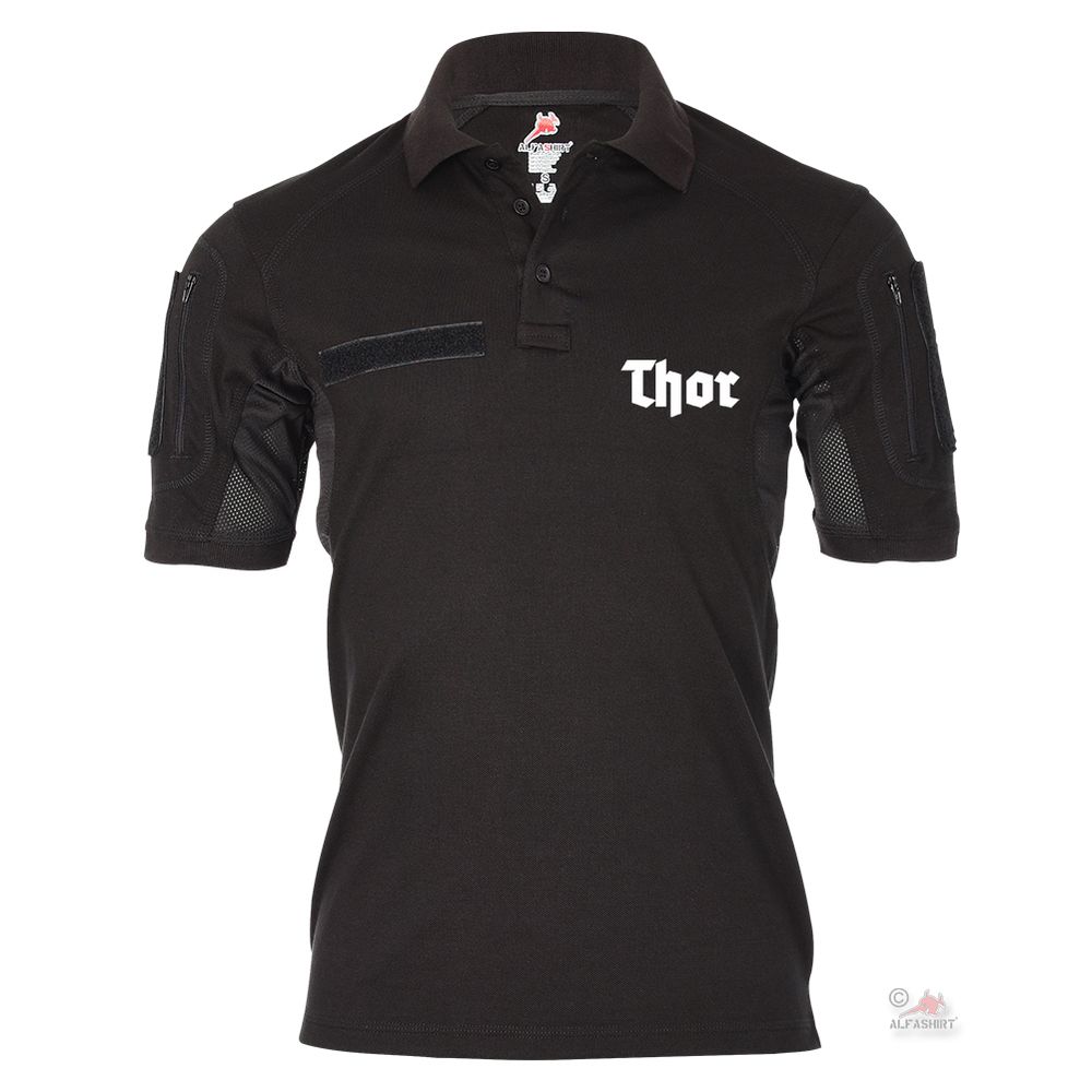 Tactical Poloshirt Alfa - Thor Norden Germanen Donner Wikinger Kriegsgott #19050