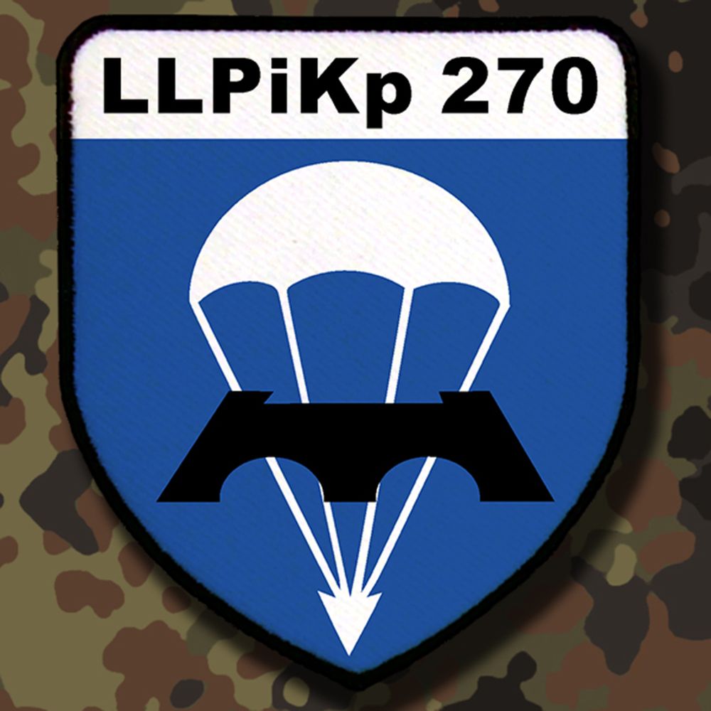 Patch / Aufnäher - Luftlandepionierkompanie 270 LLPiKp 270 Militär #7824