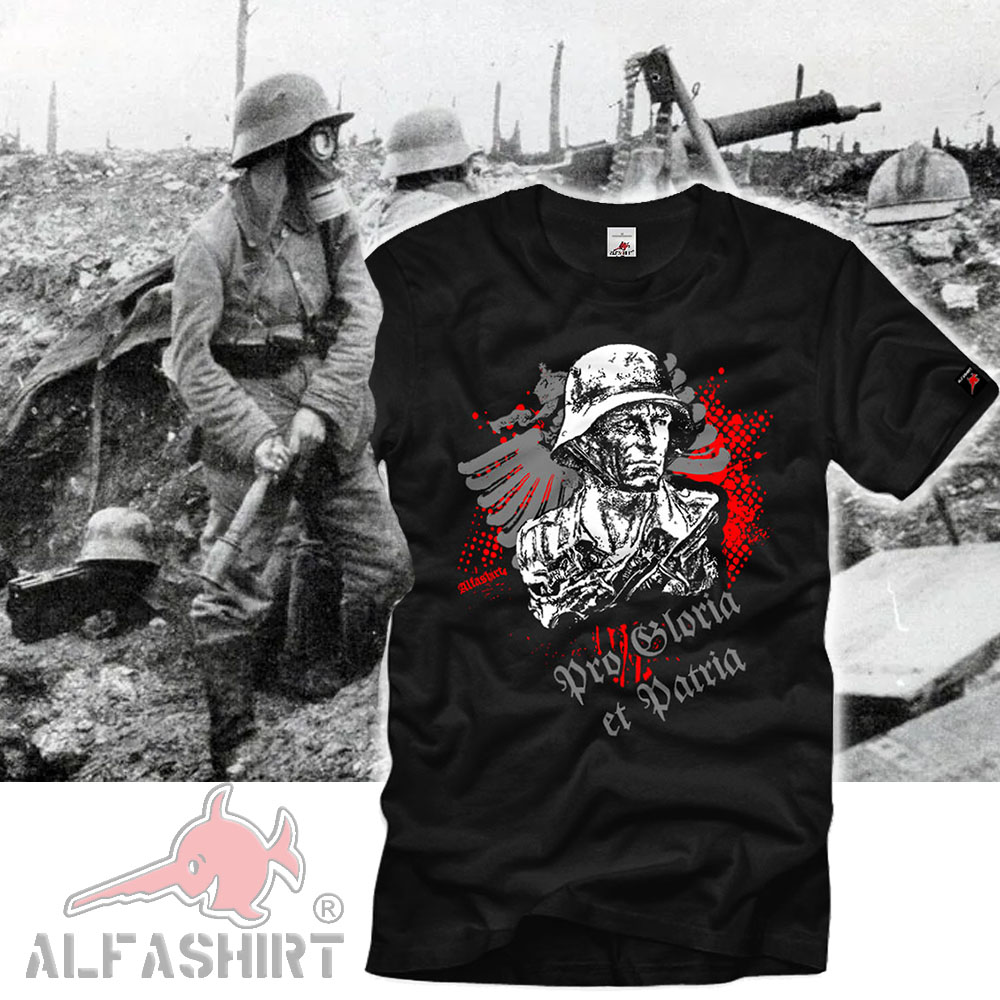 Pro Gloria et Patria Soldier Germany Heer Infantry M16 T-Shirt #40536
