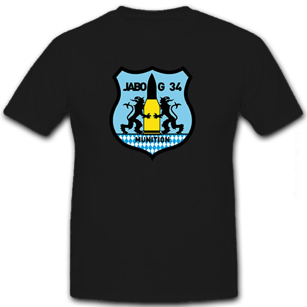 JaboG 34 Jagdbomber Bundeswehr Bw Militär Deutschland Munition - T Shirt #8621
