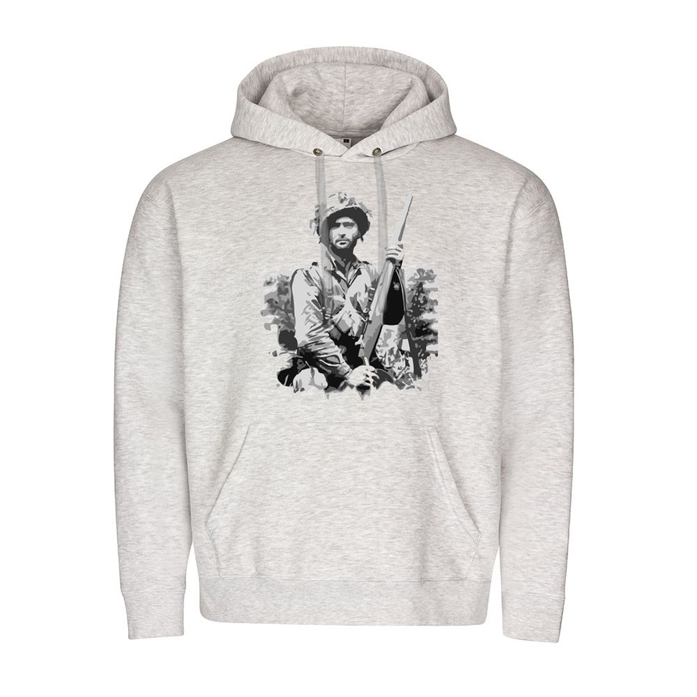 Hoody US Soldat im Kampf US Army M1 Garand Krieg WW2 Amerika USA #22230