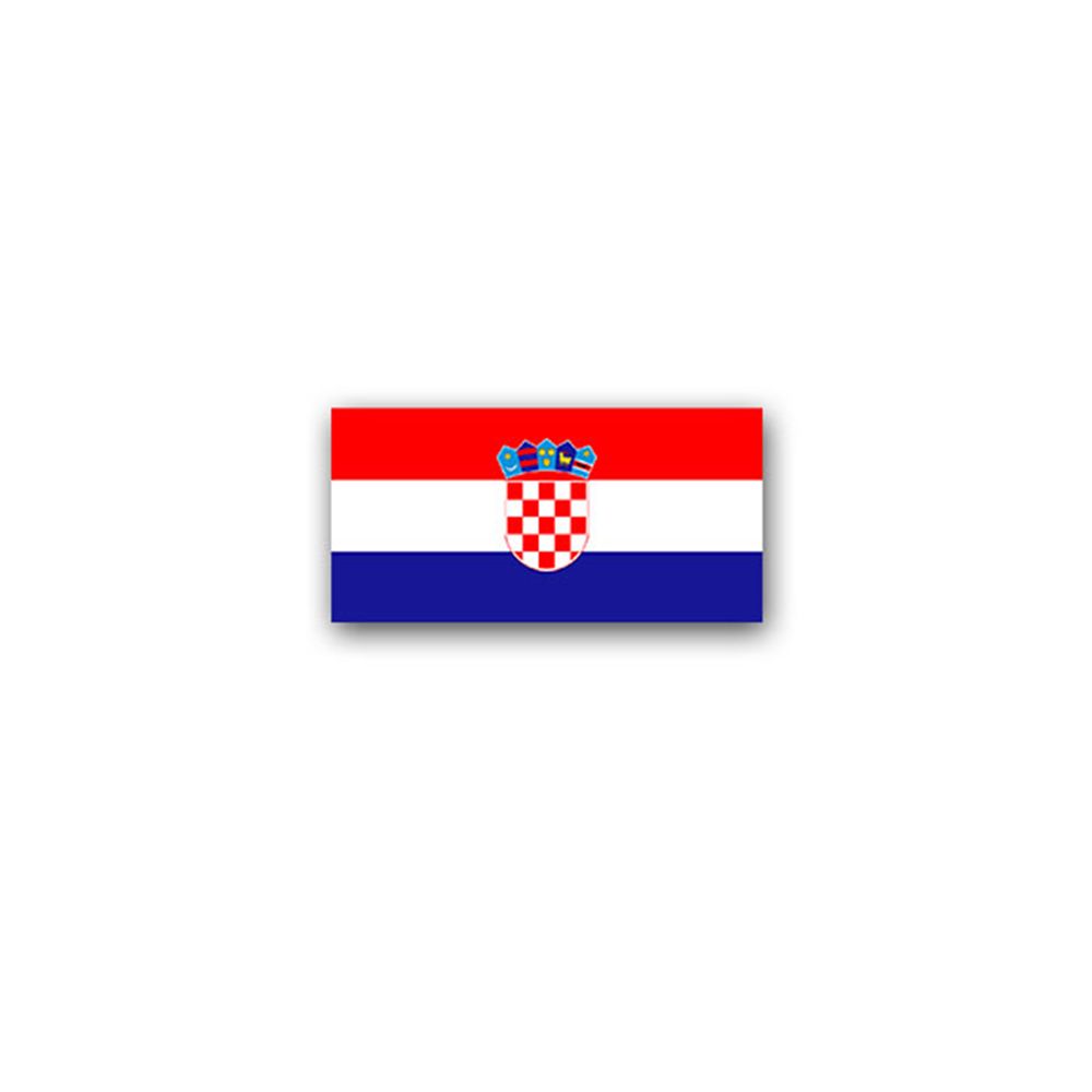 Aufkleber/Sticker Kroatien Flagge Republika Hrvatska Kroatisch 7x3,5cm A2987