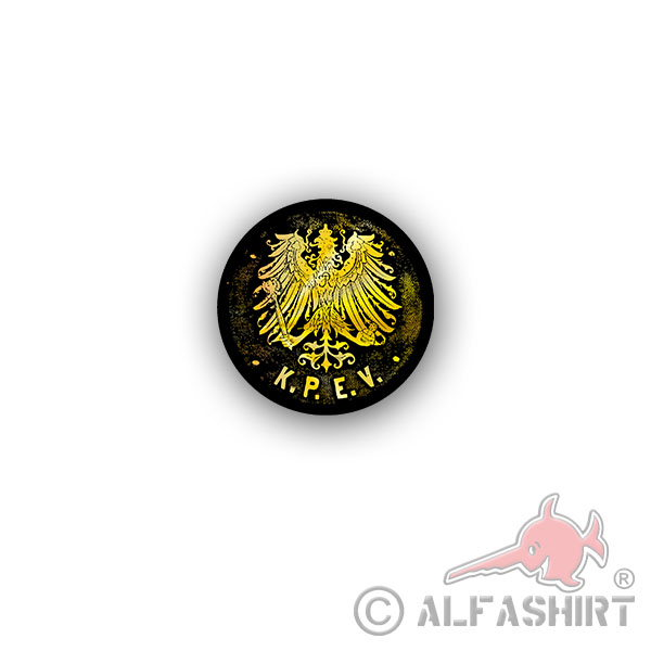 Sticker KPEV Royal Prussian Railroad Administration 7x7cm A3093
